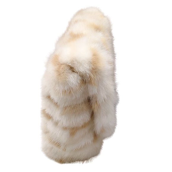 Marc Jacobs Cream Rabbit Fur Clutch - Picture 2 of 10